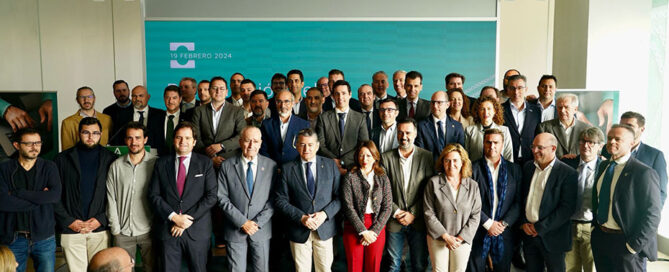Antonio Gil en la presentación del Cluster de Ciberseguridad de Andalucía en el CIAN en Málaga