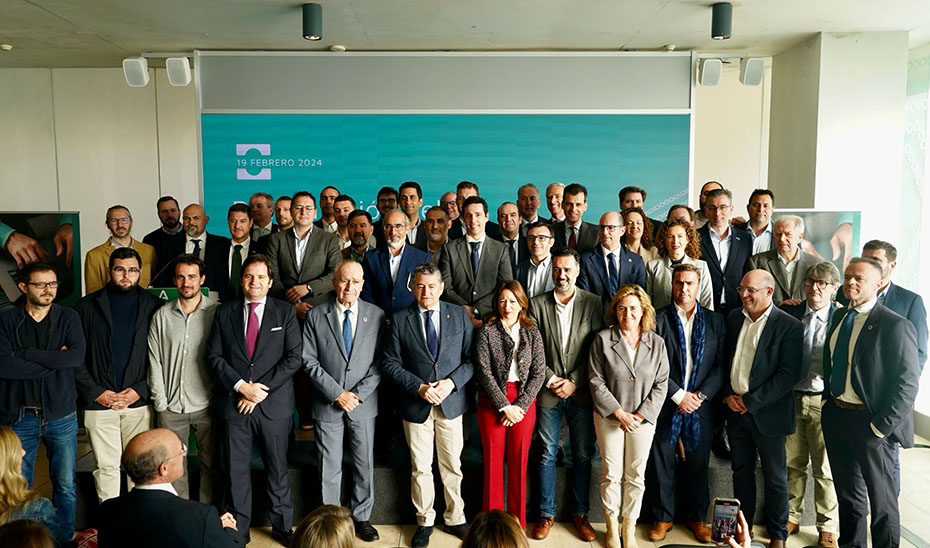 Antonio Gil en la presentación del Cluster de Ciberseguridad de Andalucía en el CIAN en Málaga